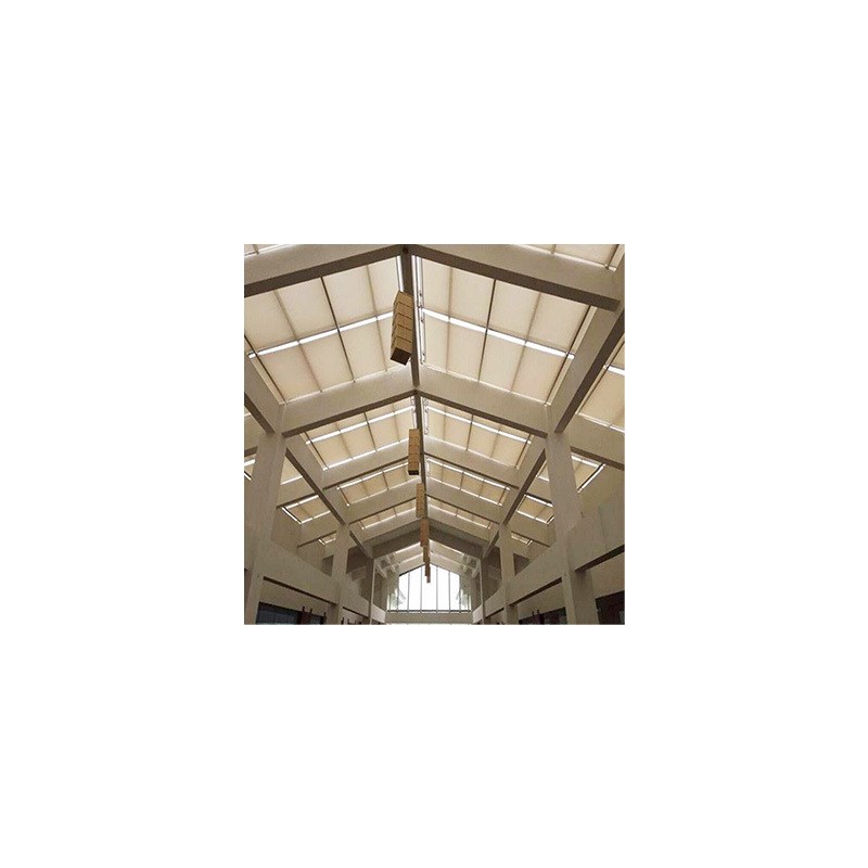 天棚帘电动窗帘智能FSS卷轴电动天幕帘遮阳篷玻璃顶阳光房遮阳帘