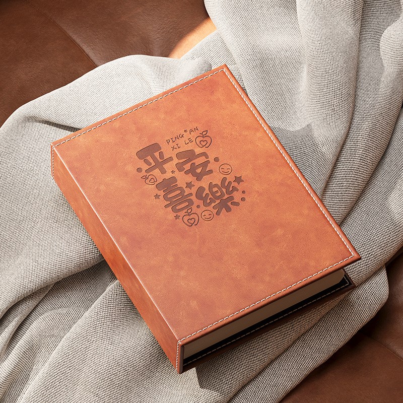 皮面6寸插页式小相册5寸本收纳纪念册照片宝宝家庭影集大容量7