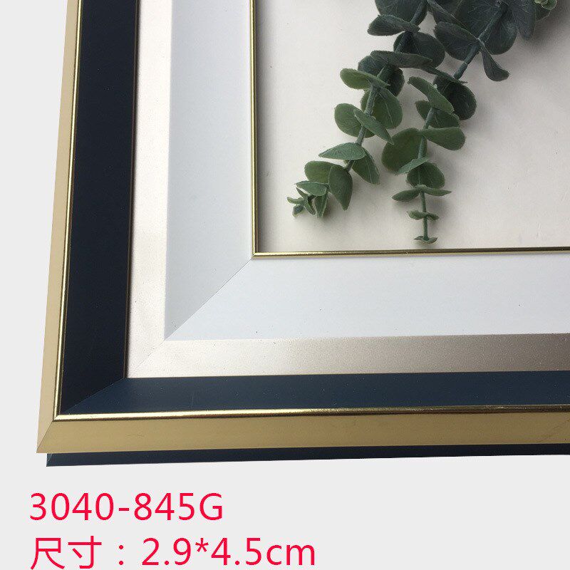 简约相框画框ps线条镜框线框条收口边条欧式复古线条3040系列