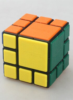 【插销版  大头捆绑三阶魔方 黑色】Fused Cube限制旋转3阶魔方