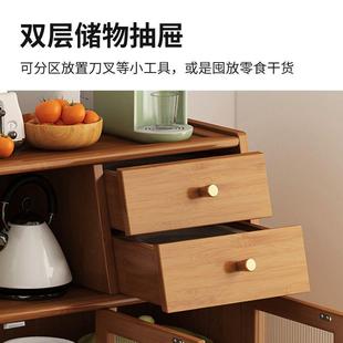 茶水柜碗柜家用小型厨房橱柜餐边柜酒柜置物柜柜子储物柜客厅靠墙