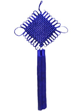 十字玄关新房春节绿色装饰大红蓝色中国T^黄色中国结挂件客厅大号