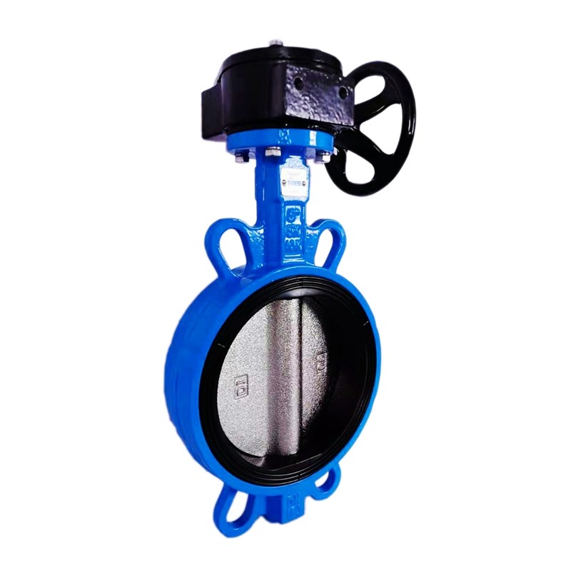 D371X-10/16 涡轮对夹式蝶阀 手动涡轮涡杆对夹式蝶阀 DN40-DN500