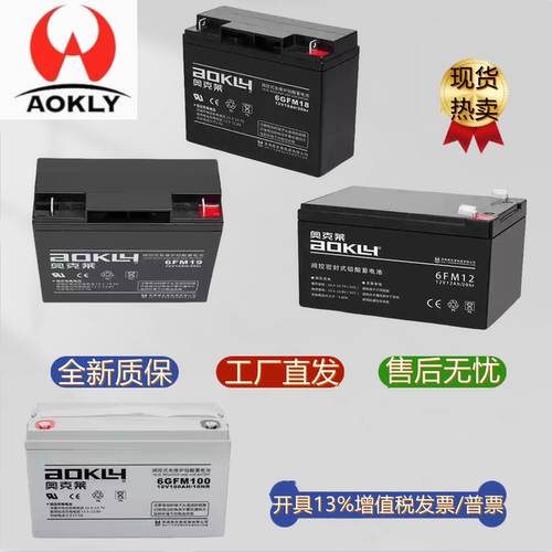 奥克莱12V消防照明后备电池