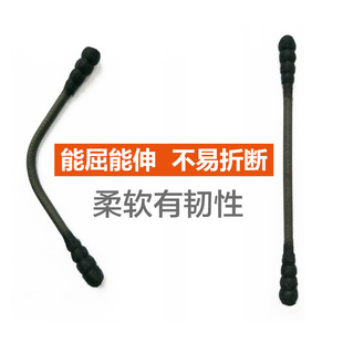 包邮 800支掏耳双头螺旋款 棉签非木棒抠耳朵化妆黑色棉签棒4盒装