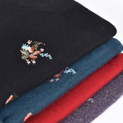 春秋冬妈妈装黑色纯羊毛衫外套新款中老年女装针织衫奶奶毛衣开衫