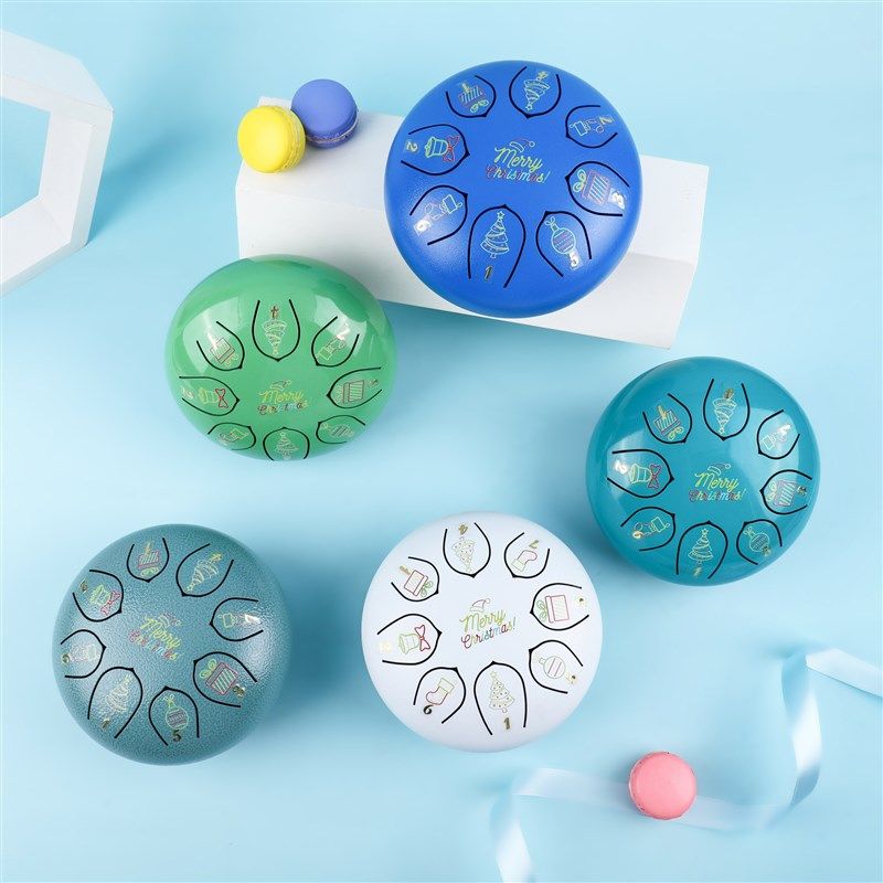 6寸8音空灵鼓 圣诞节贴纸款无忧鼓 手碟鼓 儿童乐器,乐器/吉他/钢琴/配件,空灵鼓,淘宝优惠券,粉丝福利购,淘宝优惠卷