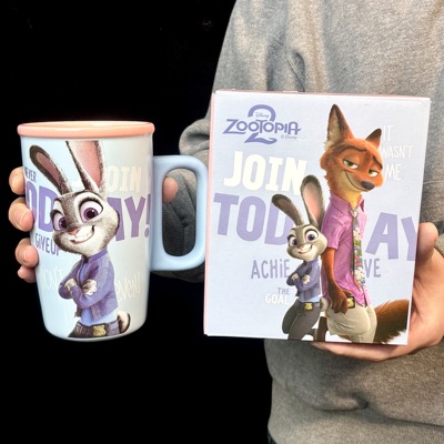 迪士尼疯狂动物城尼克朱迪马克杯