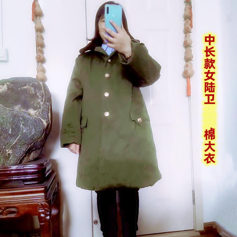 老式正品女款棉大衣 冬季防寒保暖棉大衣中长款东北棉服女士棉衣