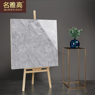 鱼肚灰高级灰大理石瓷砖1米深灰客厅卧室卧室地砖全屋通铺地板砖