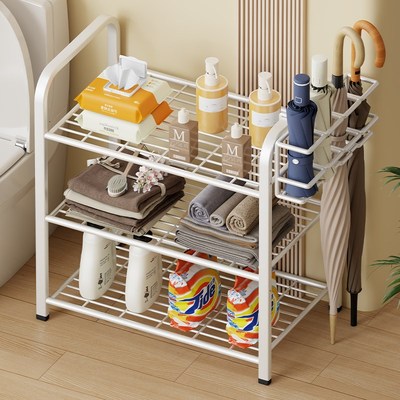 浴室置物架落地洗手间储物柜洗澡间收纳架多层卫生间洗漱品整理架