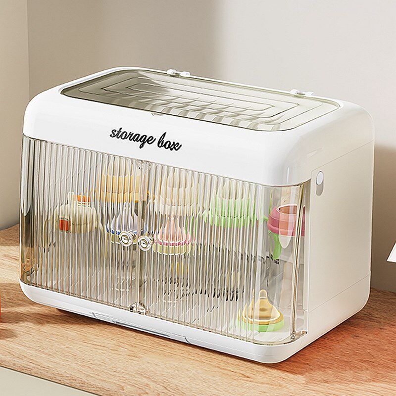 奶瓶收纳盒婴儿用品防尘带盖晾干沥水架放宝宝新生儿辅食餐具箱柜,婴童用品,奶瓶储存盒/奶瓶盒,淘宝优惠券,粉丝福利购,淘宝优惠卷