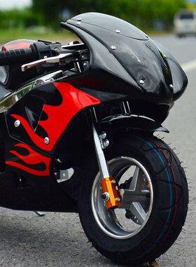 免费加粗链条】迷你小摩托车跑车小型摩托车49-50cc成人儿童汽油