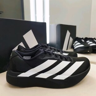 黑色跑步鞋2025新款夏季透气防滑耐磨软底减震男女款休闲运动鞋子