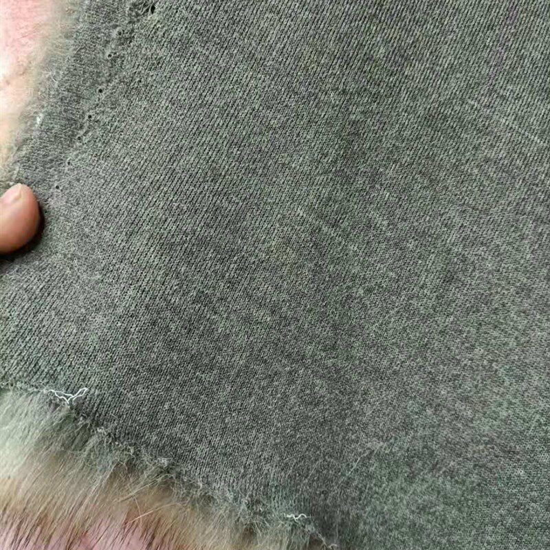 加厚长毛绒布料仿动物毛面料仿皮草毛领马甲服装面料兽耳地毯