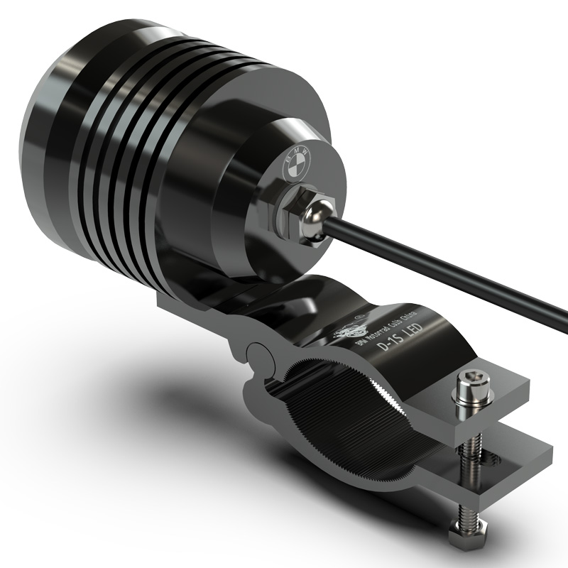 摩托车LED射灯川崎KTM190春风改装外置30W强光灯超亮12v防水强光