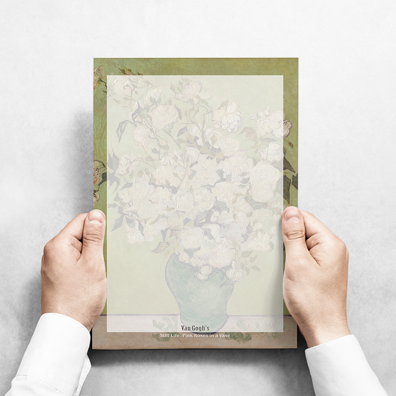 梵高世界名画艺术信纸 A4可打印用小B5书写用 加厚30张入 10款选