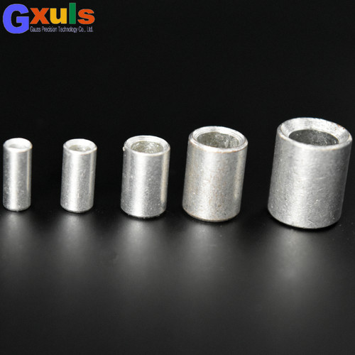 对接裸接头PNT1.25/2/5.5/8/14电线续接紫铜短形中间平行冷压端子