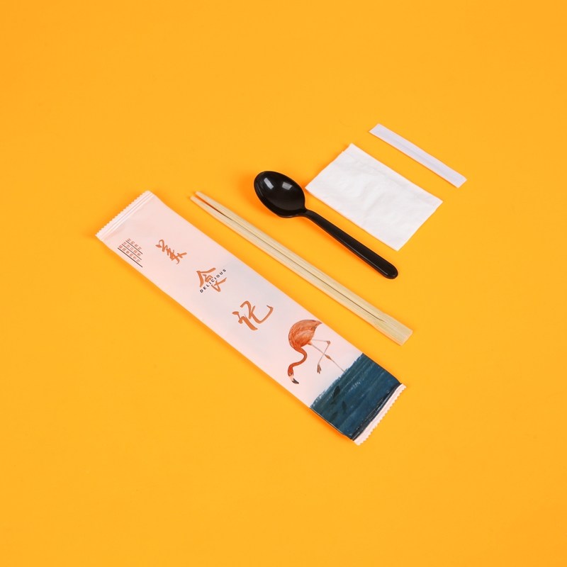 100套一次性筷子四件套餐具包外卖筷子勺子牙签纸巾组合包可定制,餐饮具,一次性筷子,淘宝优惠券,粉丝福利购,淘宝优惠卷