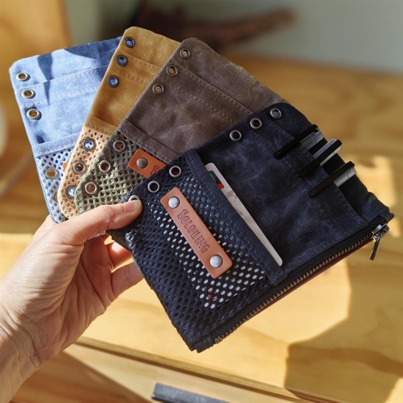 A5 A6记事活页本可替换帆布内袋内芯 收纳册护照包卡册笔袋多功能