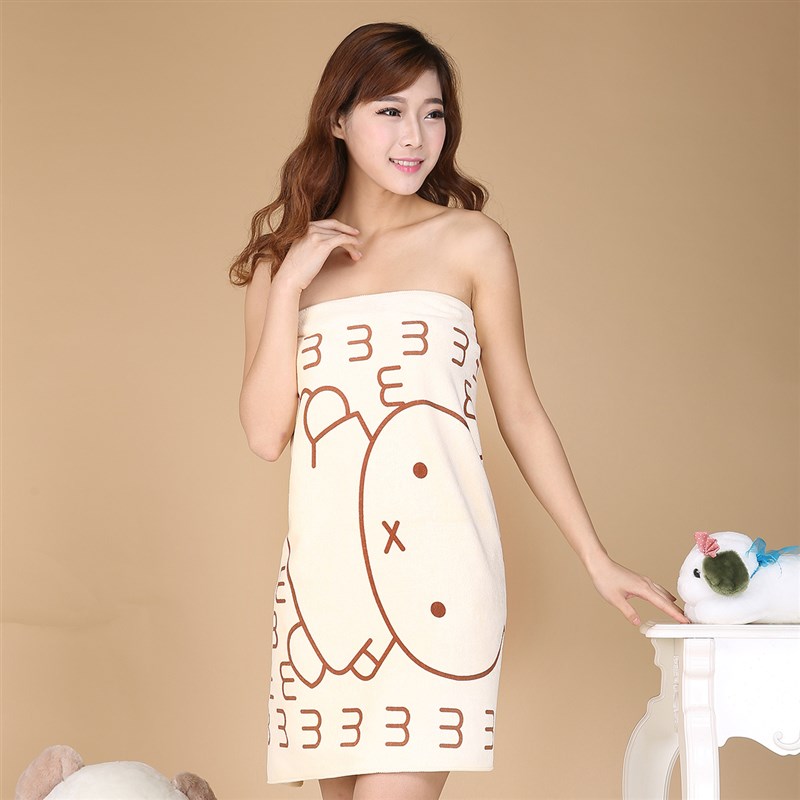 浴巾成人情侣男女儿童加大加厚卡通可爱比纯棉柔软超强吸水不掉毛