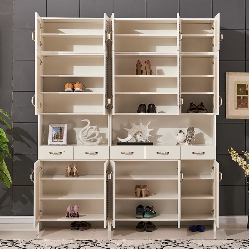 怡非百叶门鞋柜玄关柜门厅柜储物柜门厅柜鞋柜酒红色鞋柜组合包邮