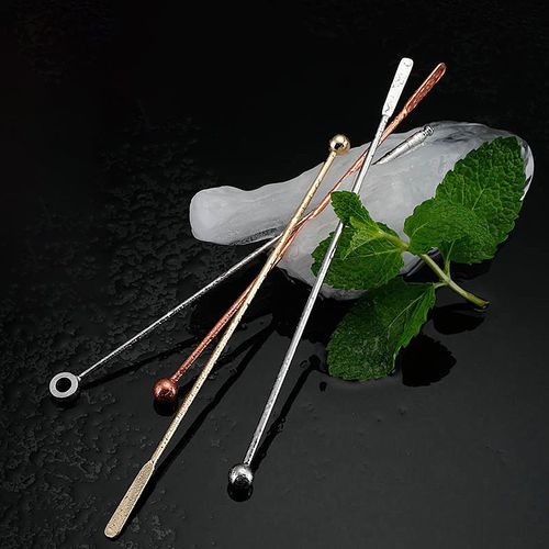 BARSOUL不锈钢搅拌棒饮料调酒棒酒吧鸡尾酒果汁冷饮搅拌勺搅棒器