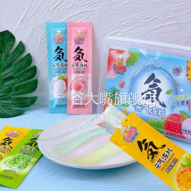 小熊达林元气冻片魔芋蒟蒻零食果冻布丁手撕果板果味