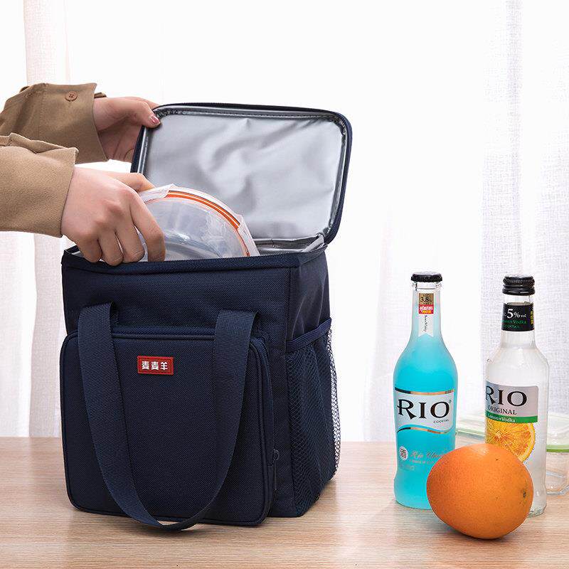 大号饭盒袋保温袋防水保温便当包手提大容量户外野餐包带饭保温包