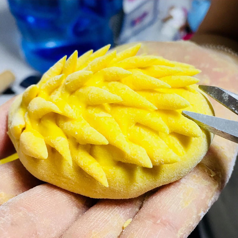 不锈钢面食剪刀工具刺猬卡通包子馒头模具家用手工艺龙凤剪刀模具