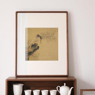 陈洪绶工笔花鸟 宋式美学 新中式书房卧室办公室茶室古典水墨挂画