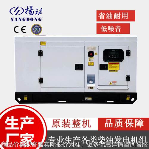 扬动动力柴油发电机低噪30KW千瓦无刷带四保护柴油机静音37.5KVA