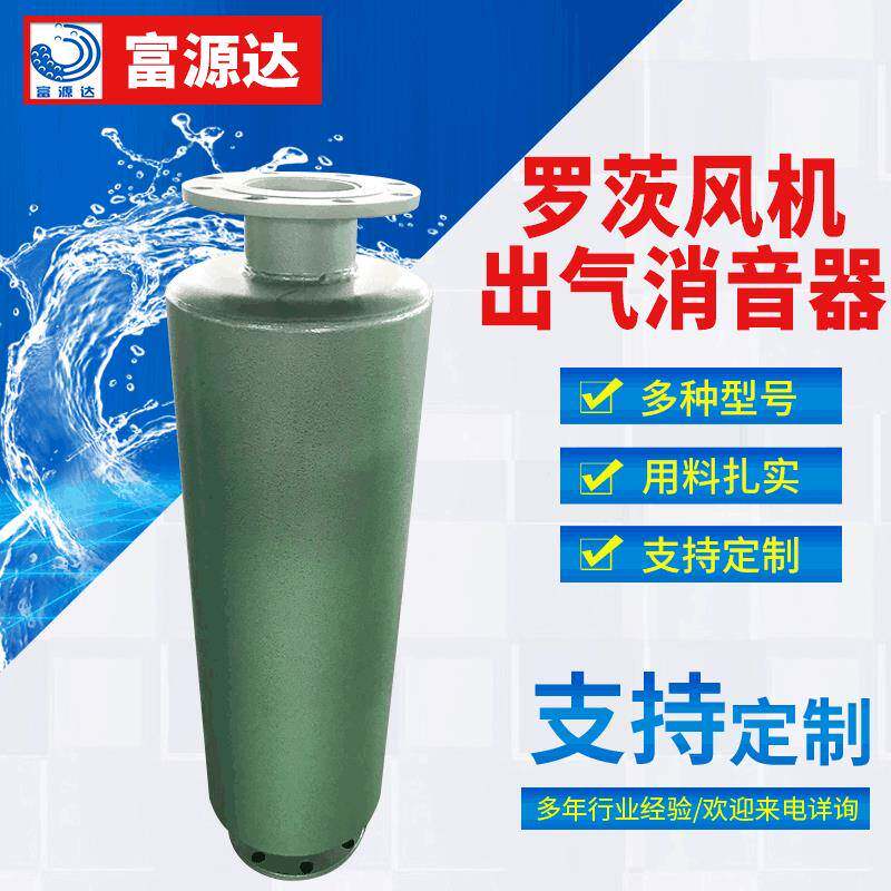 厂家供应罗茨风机出气消音器曝气风机配件罗茨增氧机养殖罗茨风机