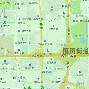 图1市墙m折叠办公室地图省客厅.广东地理装饰贴画深圳福田区15版
