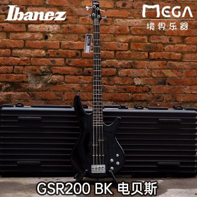 Ibanez 依班娜 贝斯 初学者入门 电贝司 bass 四弦 GSR200 BK