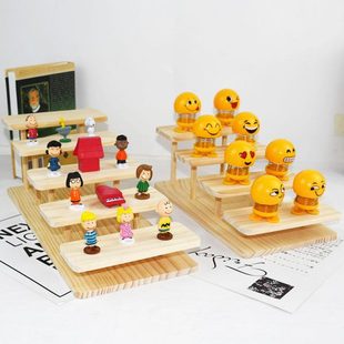 实木眼镜展示架托眼睛店陈列镜框近视镜收纳摆件公仔茉莉底座架子