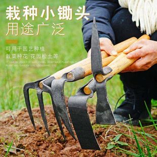 挖笋专用锄头多功能锰钢种花小锄头除草种菜铲土耐用户外农用工具