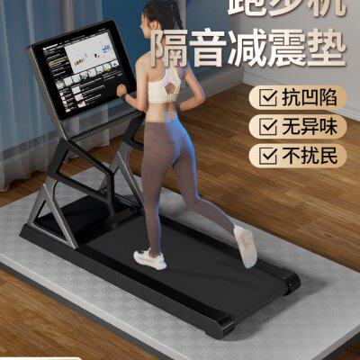 跑步机隔音减震垫楼层超静音家用地垫防震专用垫加厚动感单车垫子
