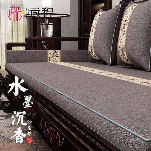 新中式沙发垫座垫红木实木罗汉床老式木沙发垫子坐垫定制四季通用,居家布艺,沙发垫,淘宝优惠券,粉丝福利购,淘宝优惠卷