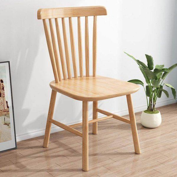 北欧温莎椅实木椅子靠背家用客厅餐桌椅子书房书桌椅现代简约餐椅