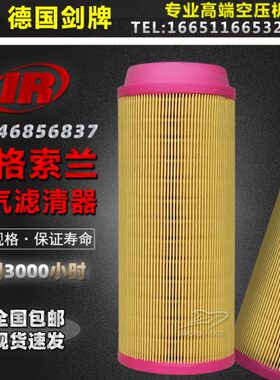 英格索兰空压机V15/18/22保养耗材配件空滤芯46856837空气过滤器