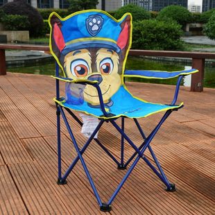 厂家直供可爱卡通儿童扶手椅小号钓鱼椅户外休闲折叠椅沙滩椅