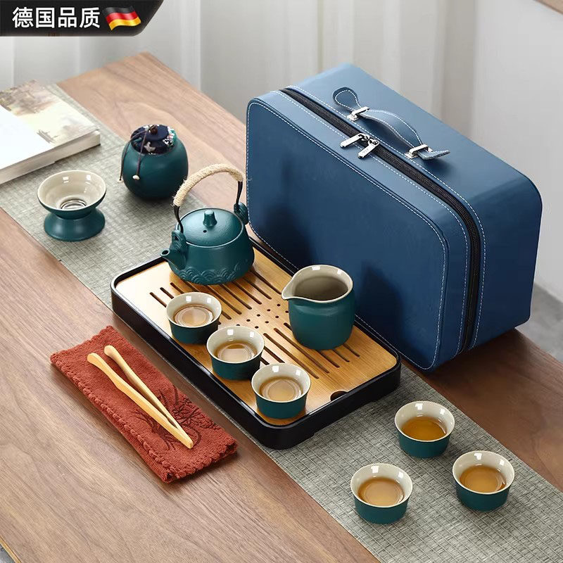 德国便携陶瓷户外茶具套装