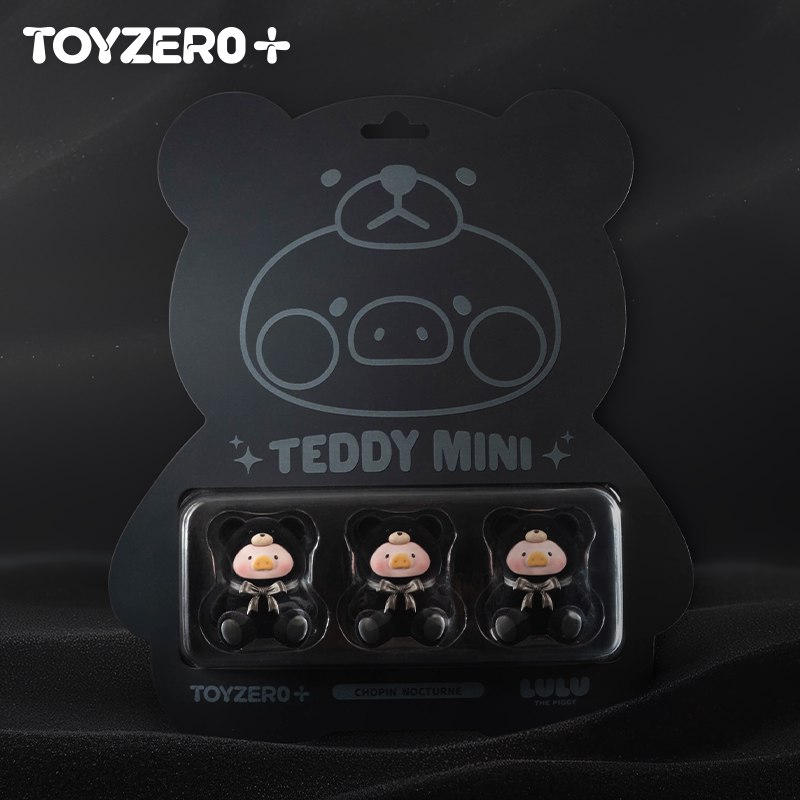 零加TOYZERO罐头猪LuLuTEDDY MIN限定吊卡萌粒手办玩具桌面摆件