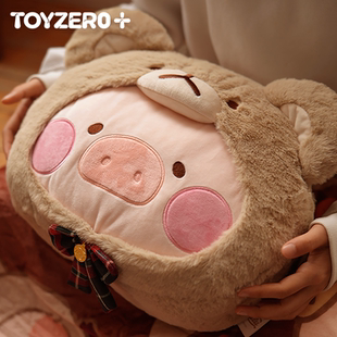零加TOYZERO罐头猪LuLu猪Teddy 周边毛绒托特包挂件抱枕 LuLu
