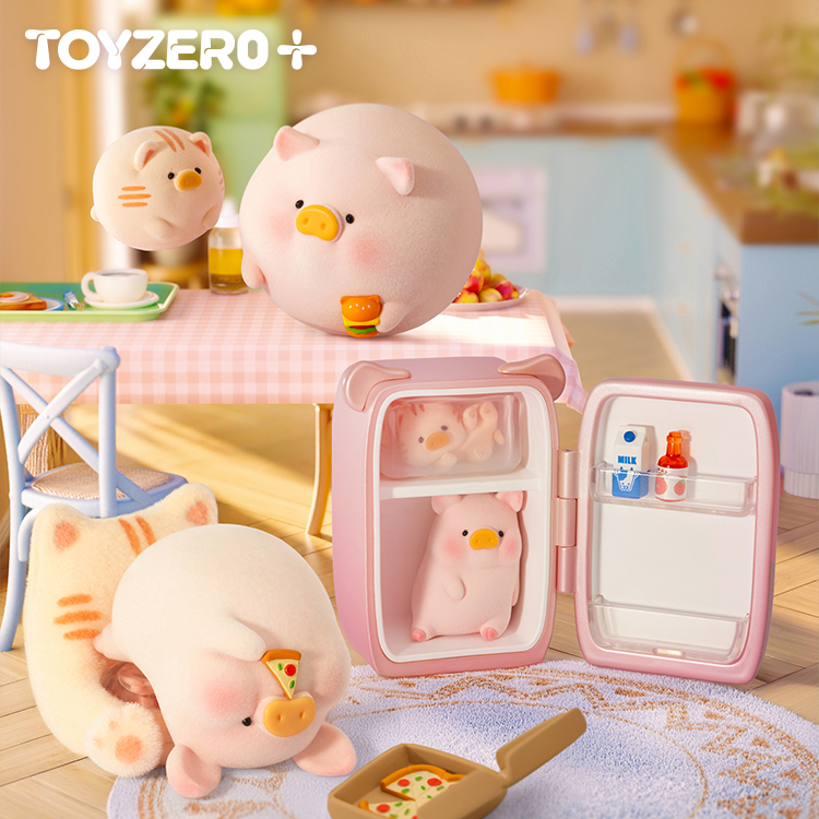 零加TOYZERO罐头猪LuLu宅猪相伴日常系列盲盒手办公仔摆件礼物