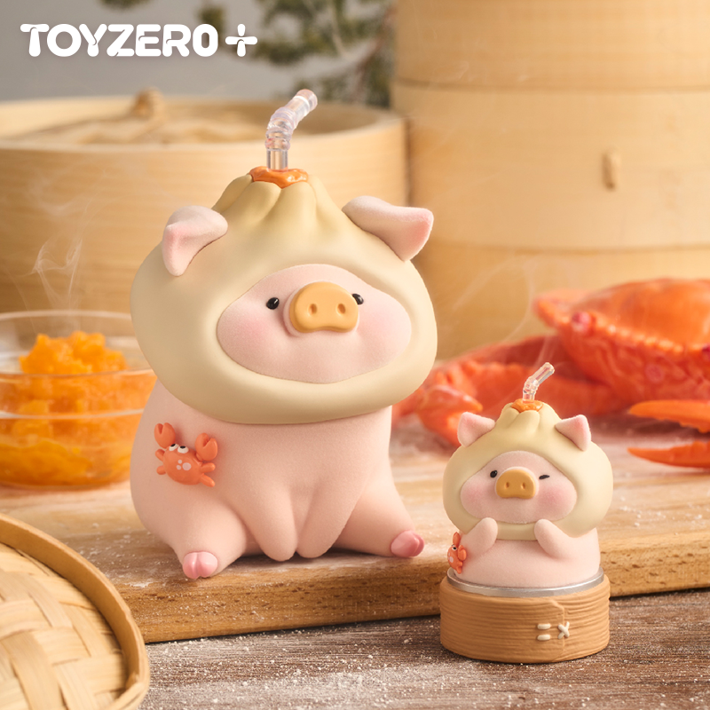 零加TOYZERO罐头猪LuLu蟹黄包系列吊卡公仔潮玩手办卡通摆件礼物