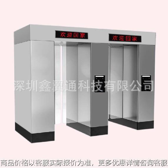 小区防爬全高平移闸门禁闸机海关出口互锁速通门高铁人行闸机