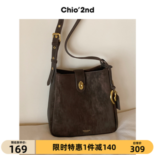 Chio’2nd 秋冬复古百搭通勤手提包单肩斜挎包 托特包包女2025新款
