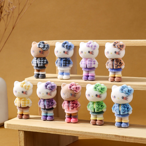 可爱植绒长腿KT萌粒公仔潮玩